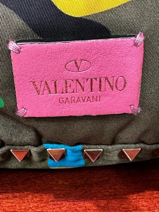 Valentino Garavani Rockstud Psychedelic Camouflage Mini Backpack (C2) - Picture 11 of 15